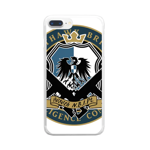 N.B.I.ロゴ Clear Smartphone Case