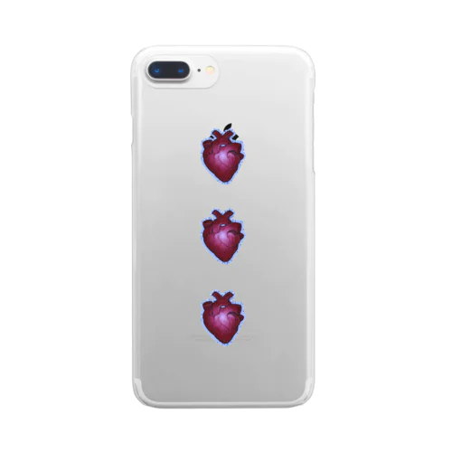 心臓 Clear Smartphone Case