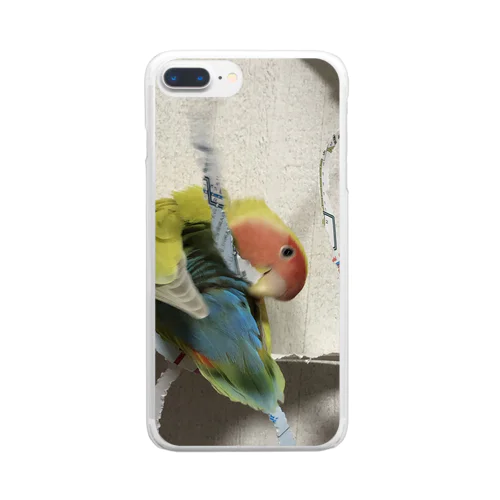 コザクラインコ女子 Clear Smartphone Case