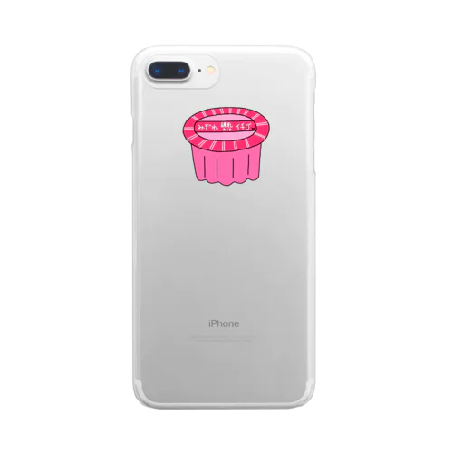 甘いみぞれ練乳かけイチゴ Clear Smartphone Case