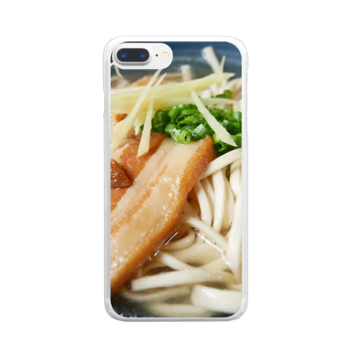 ソーキそば Clear Smartphone Case