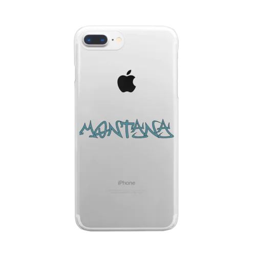 MONTANAシャツ Clear Smartphone Case