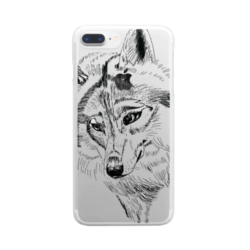 Wolf Clear Smartphone Case