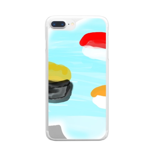 おすしのゆめ Clear Smartphone Case