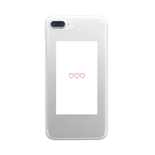 heart Clear Smartphone Case