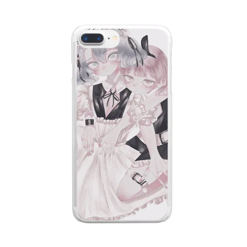 男の娘　−セリとハコベラ− Clear Smartphone Case