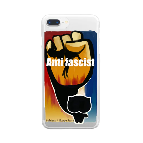 ANTI FASCIST Clear Smartphone Case
