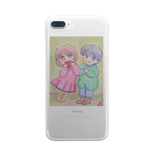 なかよし Clear Smartphone Case