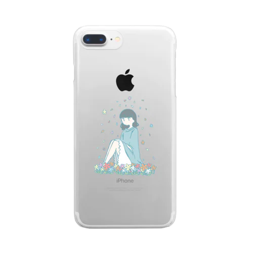 花だらけ Clear Smartphone Case