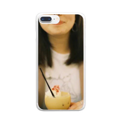 思い出の女の子 Clear Smartphone Case