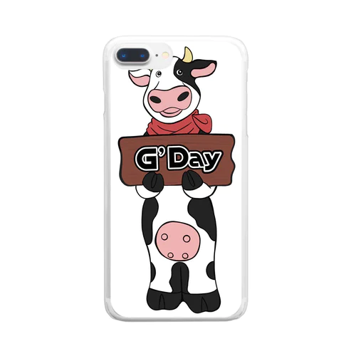 グッデイcow Clear Smartphone Case