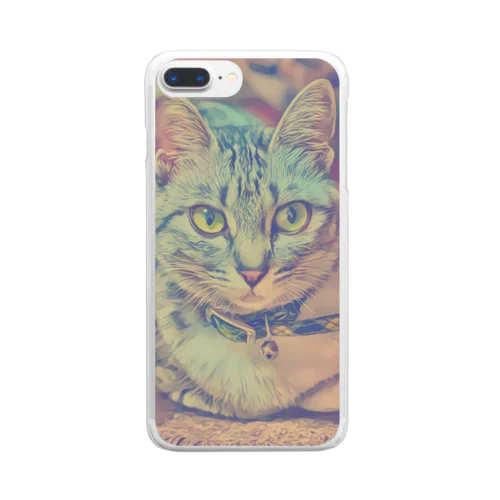 次女猫ニコ Clear Smartphone Case