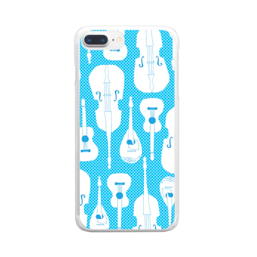 マンドリンオーケストラ(skyblue) Clear Smartphone Case