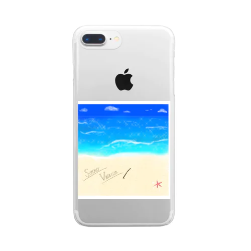 summer vacation Clear Smartphone Case