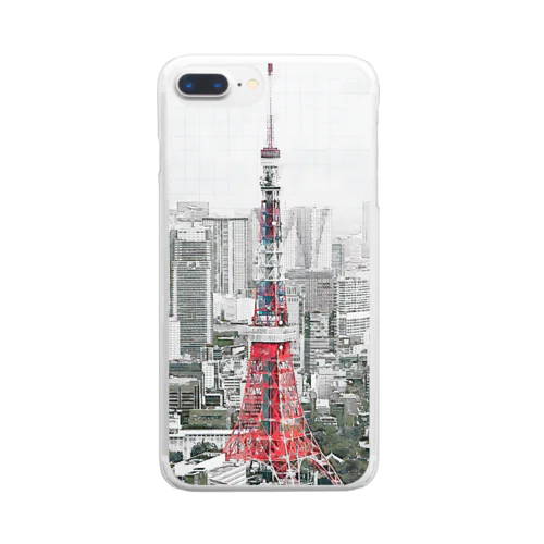 TECHNOPOLIS_TOKIO Clear Smartphone Case