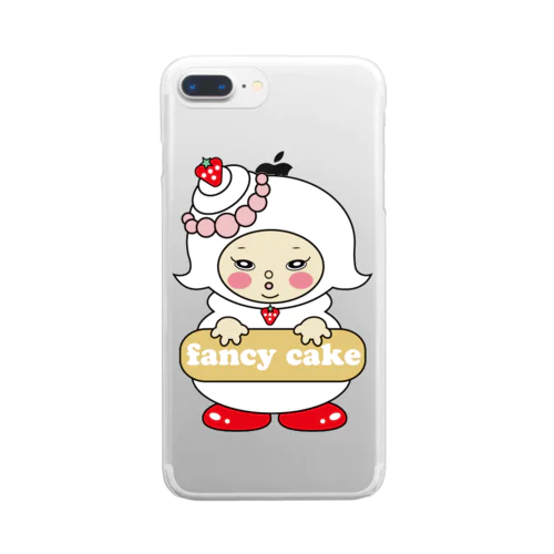 ファンシーケーキちゃん Clear Smartphone Case