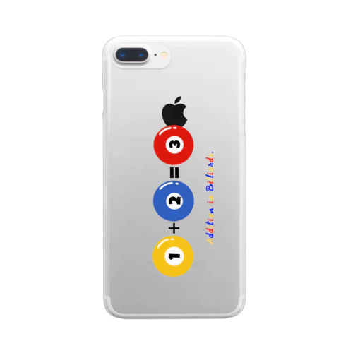 Addition in Billiards. Clear Smartphone Case