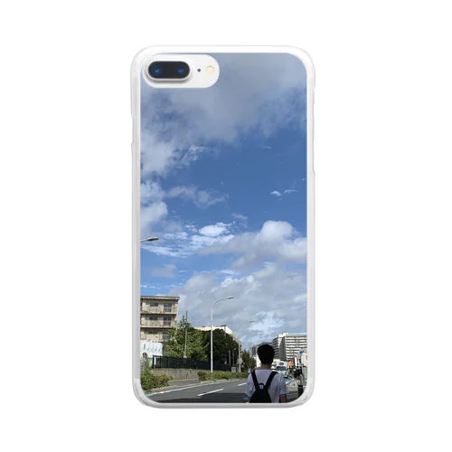 千葉県の、空 Clear Smartphone Case