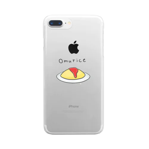 Omu rice Clear Smartphone Case