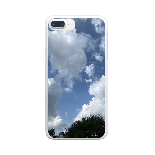 夏の空模様 Clear Smartphone Case