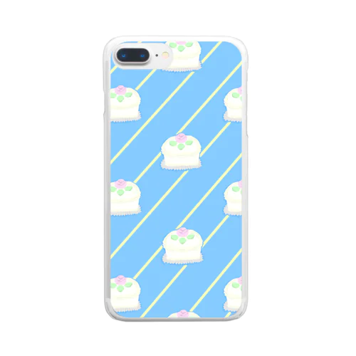 バターケーキパーティー Clear Smartphone Case