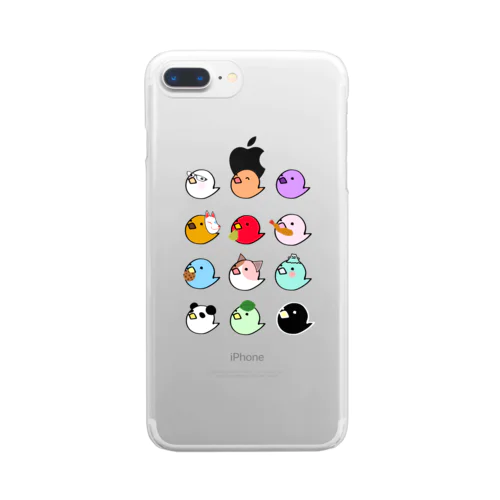 ひよこフレンズ集合 Clear Smartphone Case