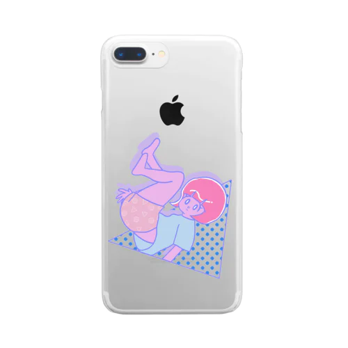 女の子① Clear Smartphone Case