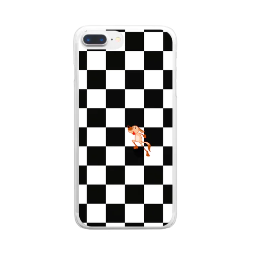 犬のスマホケース Clear Smartphone Case