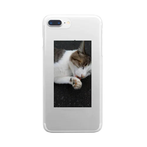 俺様猫様。 Clear Smartphone Case