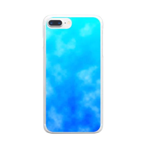 水の声シリーズ(Blue) Clear Smartphone Case