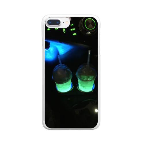 メロンクリームソーダ Clear Smartphone Case