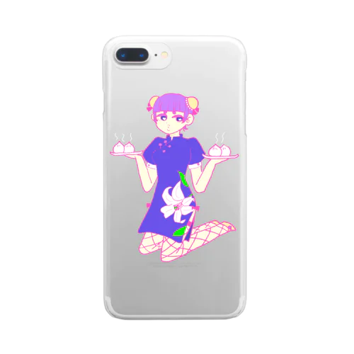 チャイナガール Clear Smartphone Case