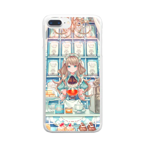 紅茶屋さん Clear Smartphone Case