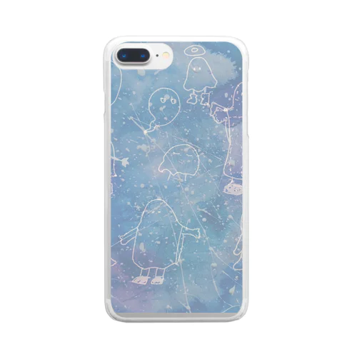 移ろうけれども Clear Smartphone Case