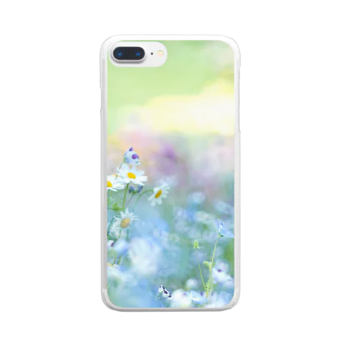 春の花園 Clear Smartphone Case