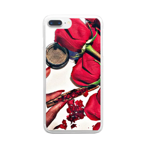 薔薇 Clear Smartphone Case