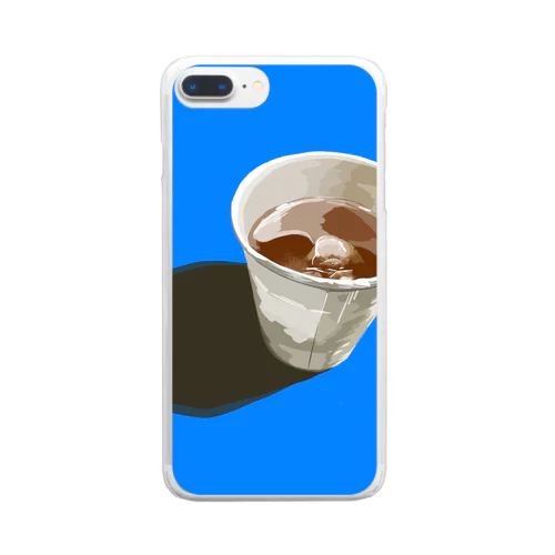 麦茶のスマホケース Clear Smartphone Case