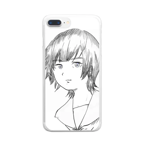 羨ましい子 Clear Smartphone Case