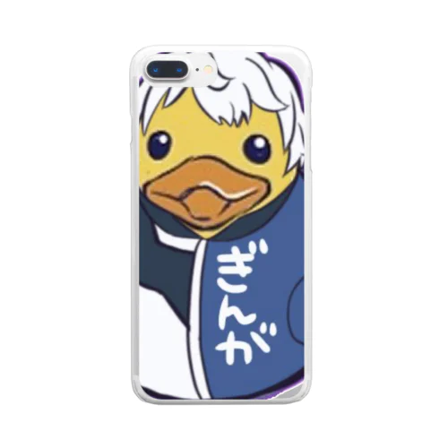 アヒル銀河くん Clear Smartphone Case