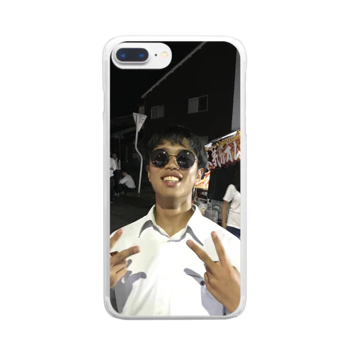 お祭り男 Clear Smartphone Case