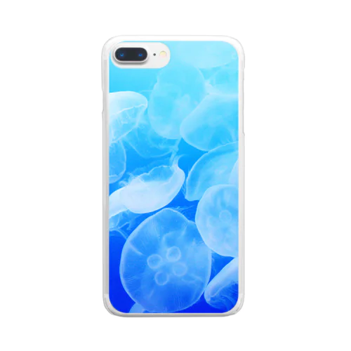 クラゲ3 Clear Smartphone Case