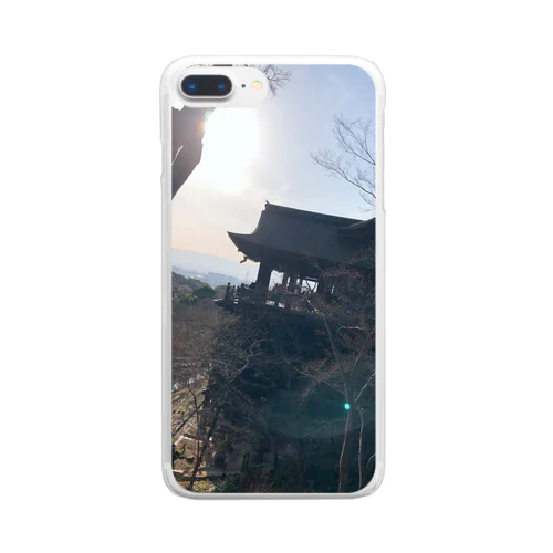 清水の舞台 Clear Smartphone Case