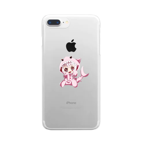 世界 夜月 Clear Smartphone Case