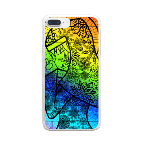 SisterOfFlower_Mellow Clear Smartphone Case