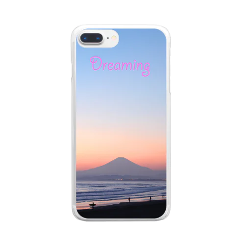 湘南夕景２ Clear Smartphone Case