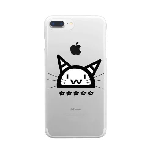 アイス猫 Clear Smartphone Case