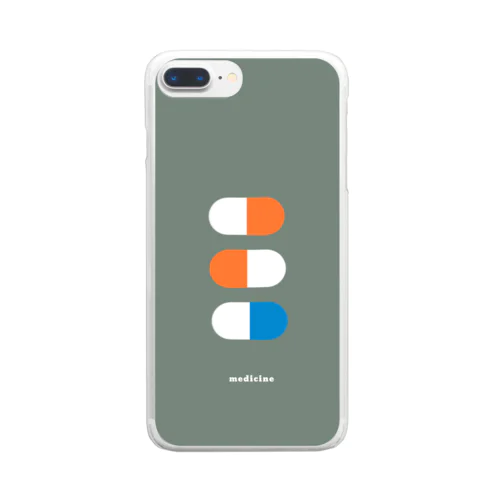 medicine Clear Smartphone Case