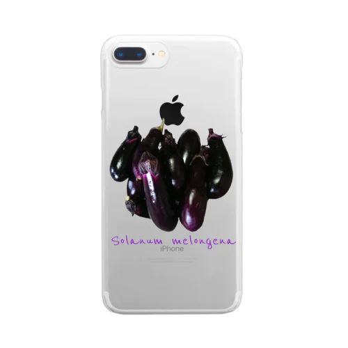 進撃の秋茄子🍆 Clear Smartphone Case