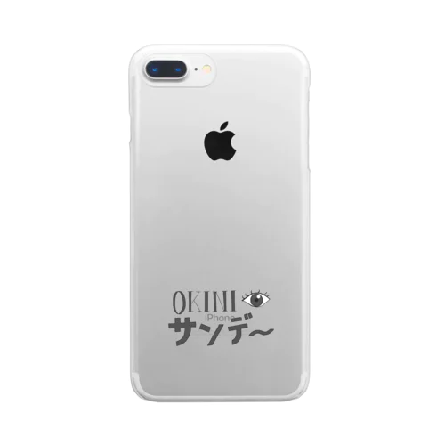 おきに目サンデー Clear Smartphone Case