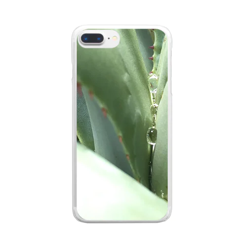 みずのいごこちを思う Clear Smartphone Case